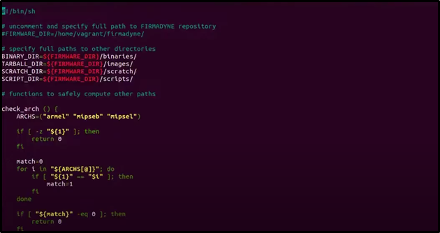Editing Firmadyne Configuration