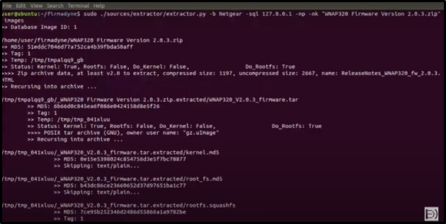 Extracting the Netgear WNAP320 firmware