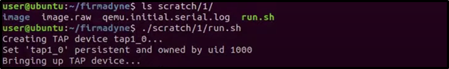 Running the firmware